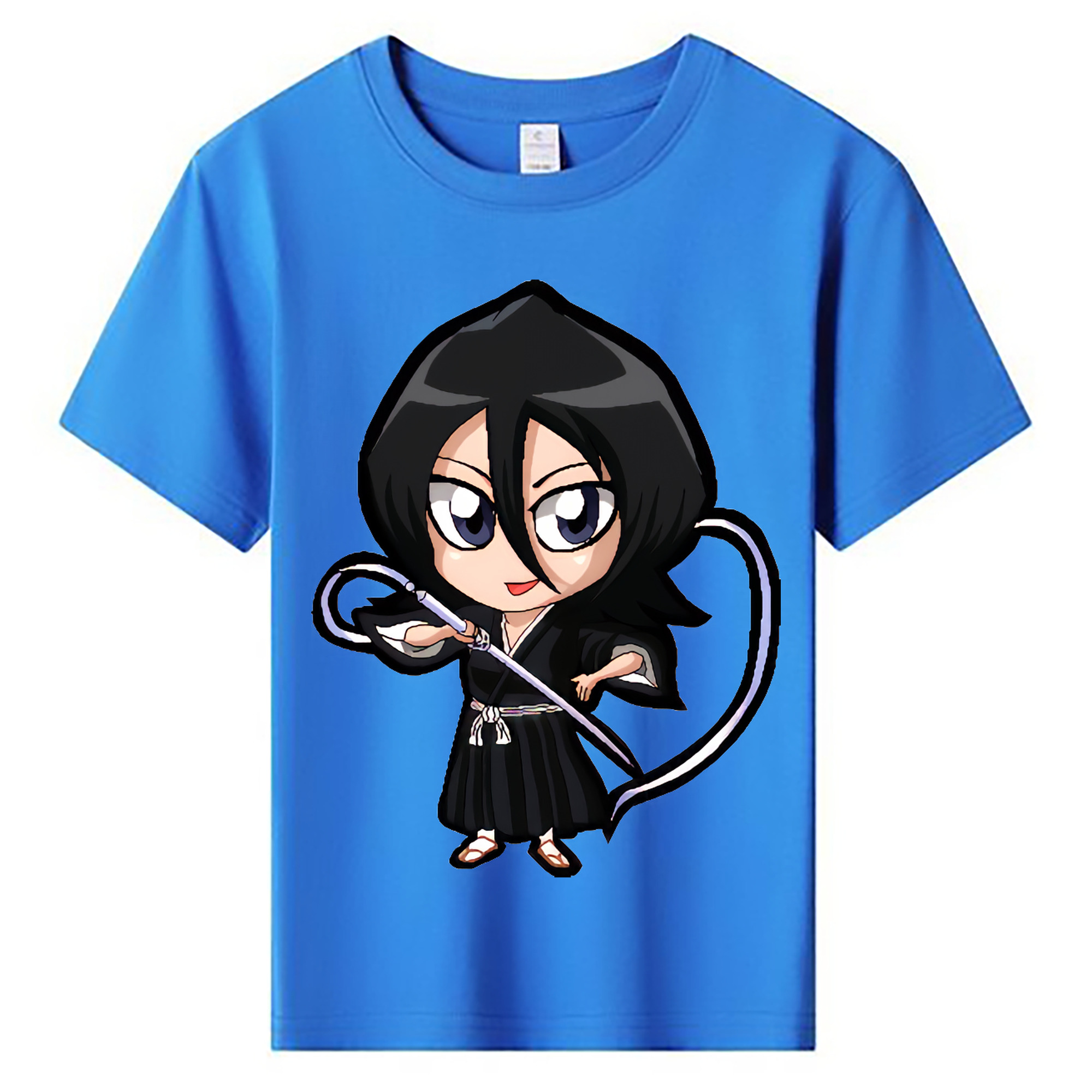（画像用） ブリーチ 朽木ルキア BLEACH Kuchiki Rukia 綿100％キッズTシャツ（フロントプリント）